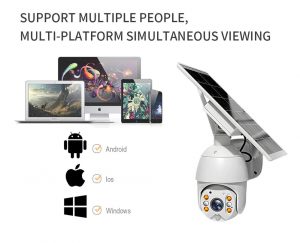 4G Solar Powered Surveillance Camera with Night Vision