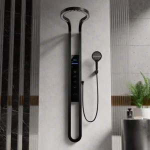 New Arrival Product Sprinkler Massage Jet Spa Shower Douche Panel Led Multi-function Waterfall Shower Set